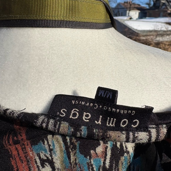 Comrags | Abstract Print Long Sleeve Top - Picture 6 of 6